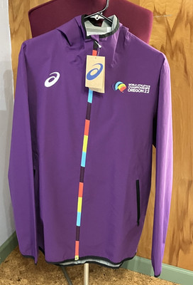 ASICS Hooded Track Jacket 2022 World Athletics Championships Men's Large NWT