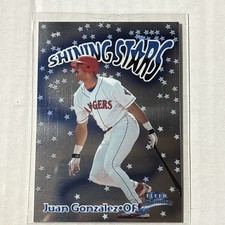 1999 Fleer Brilliants Shining Stars Juan Gonzalez #8SS