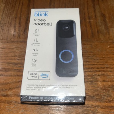 Blink Video Doorbell | TwoWay Audio | HD Video | Motion & Chime | Wireless/Wired