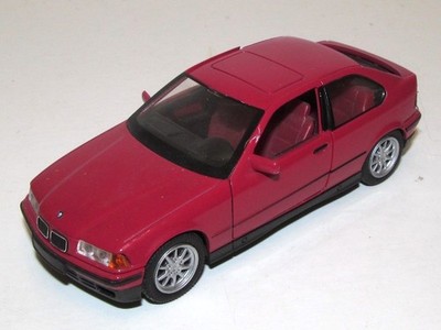 Rare Vintage Schuco 1/43 BMW 3-Series Compact E36 in Puce Good