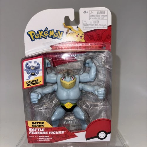 Pokemon Machamp 4.5” Action Figure Battle Feature Jazwares New 2024 MINTY - product listing photo