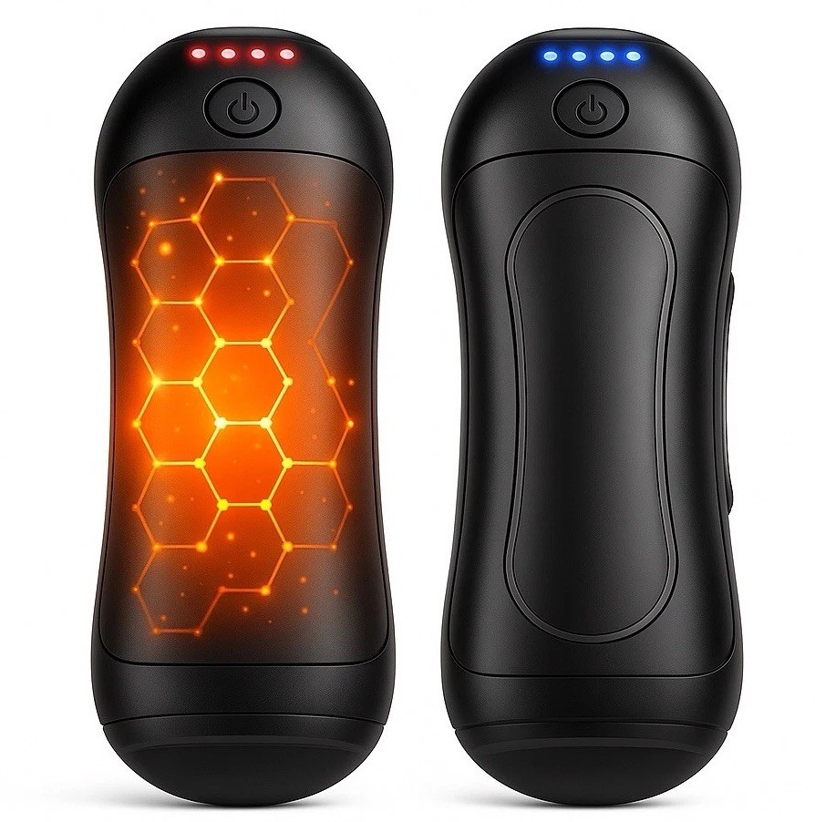 Rechargeable Hand Warmers 6000mAh Electric Heater USB 3 Heat