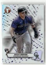 2023 Topps Pristine #195 Brian Serven Refractor