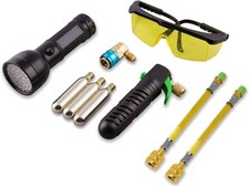 Leak Shot Dye Inject Kit - Complete UV Dye Refrigerant Leak Detection Kit
