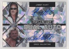 2021 Leaf Metal Pop Century Dual Silver Crystals 14/37 Jimmy Hart Auto HOF 5f7