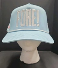 Branded Bills Golf Blue FORE Hat Cap Performance 545