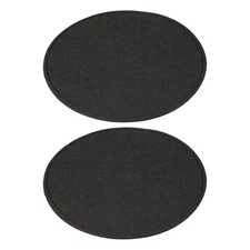 2 Pcs Felt Base Shaper 12x4 Inch, Bag Bottom Shaper Pad Oval Black