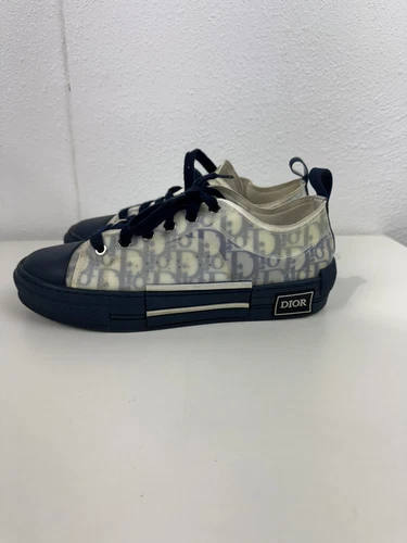 Christian Dior toile bleu oblique taille 39 EU