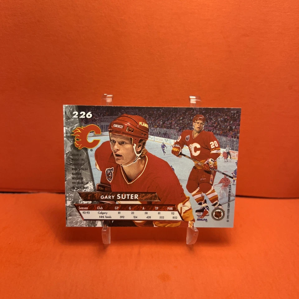 1993-94 Fleer Ultra Gary Suter #226 EX🦄 - Image 2 of 2