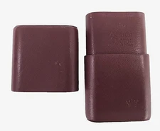 Ashton Crown Cigar Brown Travel Case Leather Made in Italy