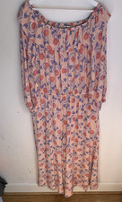 Somerset Alice Temperley Jumpsuit Size 12 VGC floral ruffle wide leg *no belt