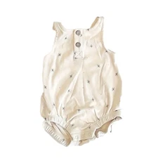 Rylee + Cru Sleeveless Bubble Romper Bees Baby Onepiece 0-3 Months