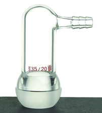 Synthware Vacuum/Argon Adapter – 35/20 Ball – High-Quality Borosilicate Glass