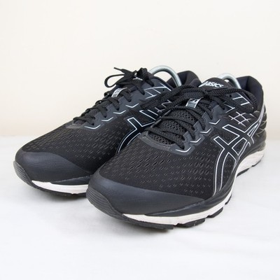 Asics Herren schwarz GEL-CUMULUS 21 Schnürschuhe Gel gepolstert Laufen Turnschuhe UK10,5