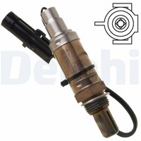 Lambdasonde Sensor Abgassteuerung Delphi ES10966-12B1 FüR Opel Vectra Corsa T92