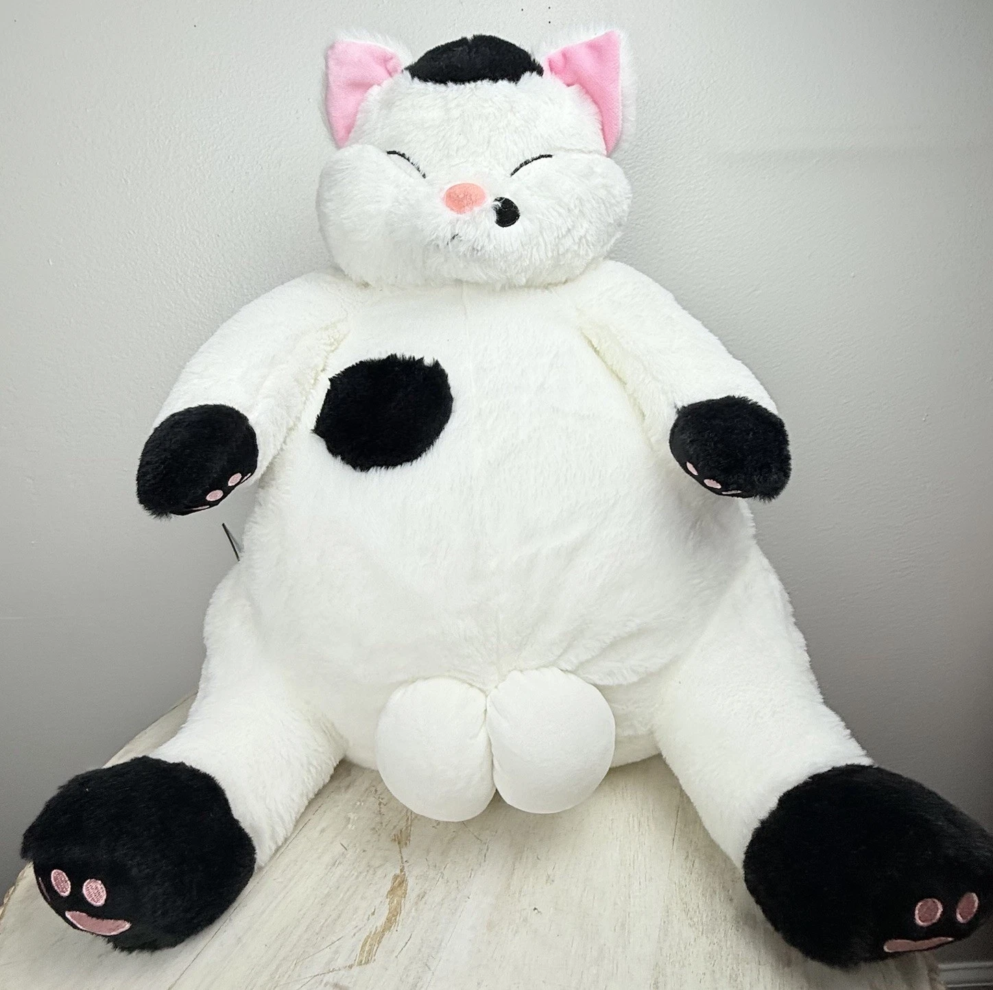 XL Cat Plush Funny Stuffed Kawaii Lazy Egg-Style Cat Lovers Hilarious Gift 16”