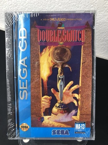 Double Switch Sega CD 1993 CiB Factory Sealed MA-13 Official Seal Quality