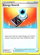Energy Search 161/202 Uncommon Sword & Shield Pokemon Near Mint
