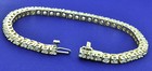 6.02 ct 14k Yellow Gold Ladies Diamond tennis bracelet  made in USA 4 prong — photo 4