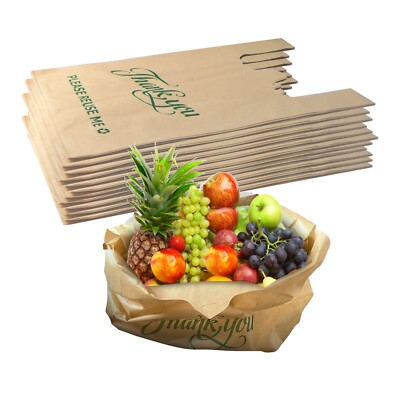Non Woven T-Shirt Shopping Grocery Bags Thank You Reusable Large USA MADE  150pcs
