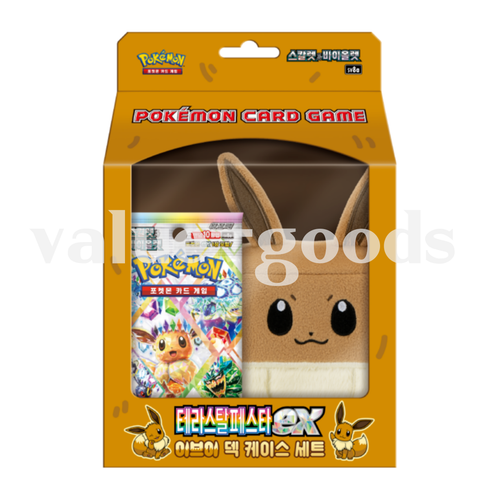 Pokemon Card Scarlet&Violet Eevee Deck Case Terastal Festa Ex Festival Korean - 第 1/2 張圖片