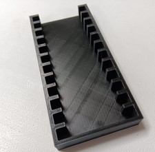 Black Gameboy Advance GBA Cartridge Holder - 12-Game Display Stand Organizer