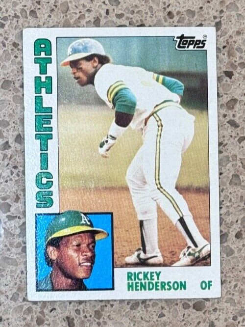 1984 Topps Rickey Henderson #230 Oakland Athletics A's EX or Better
