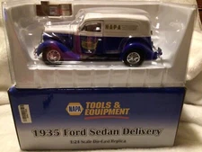 NEW! 1935 Ford Sedan Delivery/NAPA T&E Exclusive DieCast Blue/White 1:24 MIB (T1