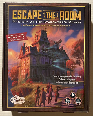 Escape The Room Mystery at Stargazers Manor - An Escape Room Experience in a Box
