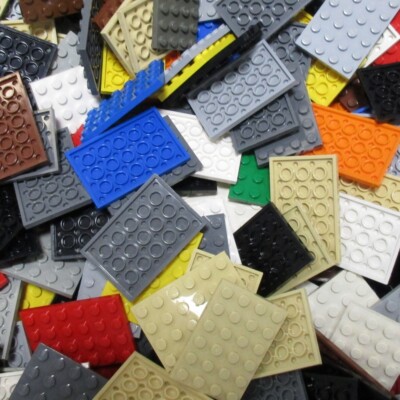 Used LEGO  - 500g-Packs - Plate - 3032 - Platte 4 x 6