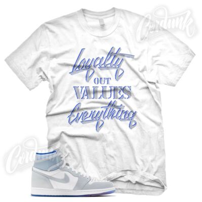 ''LOYALTY'' Sneaker T Shirt for J1 1 High Zoom Racer Blue 