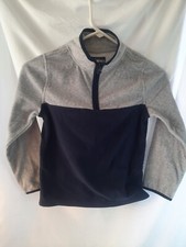 Oshkosh Youth Size 8 Fleece Pullover Gray And Blue Built To Last