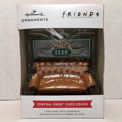 Hallmark Christmas Tree Ornament - Friends TV Show Central Perk Cafe Couch - New