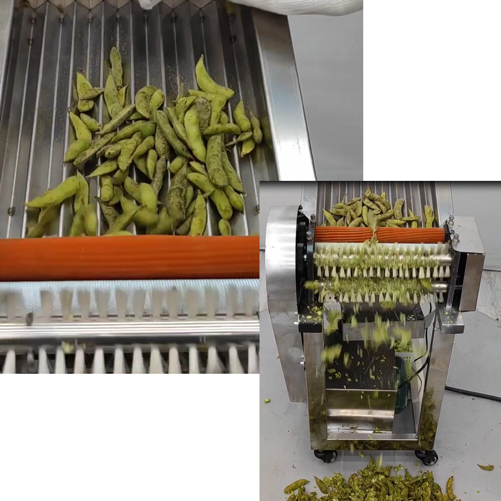 Edamame Sheller Pea & Bean Sheller Peeling Machine 220V 550W 550lbs ...