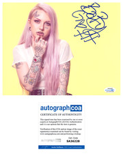 Baby Goth Signed Autographed 8x10 Photo Singer Hip Hop Rapper ACOA COA