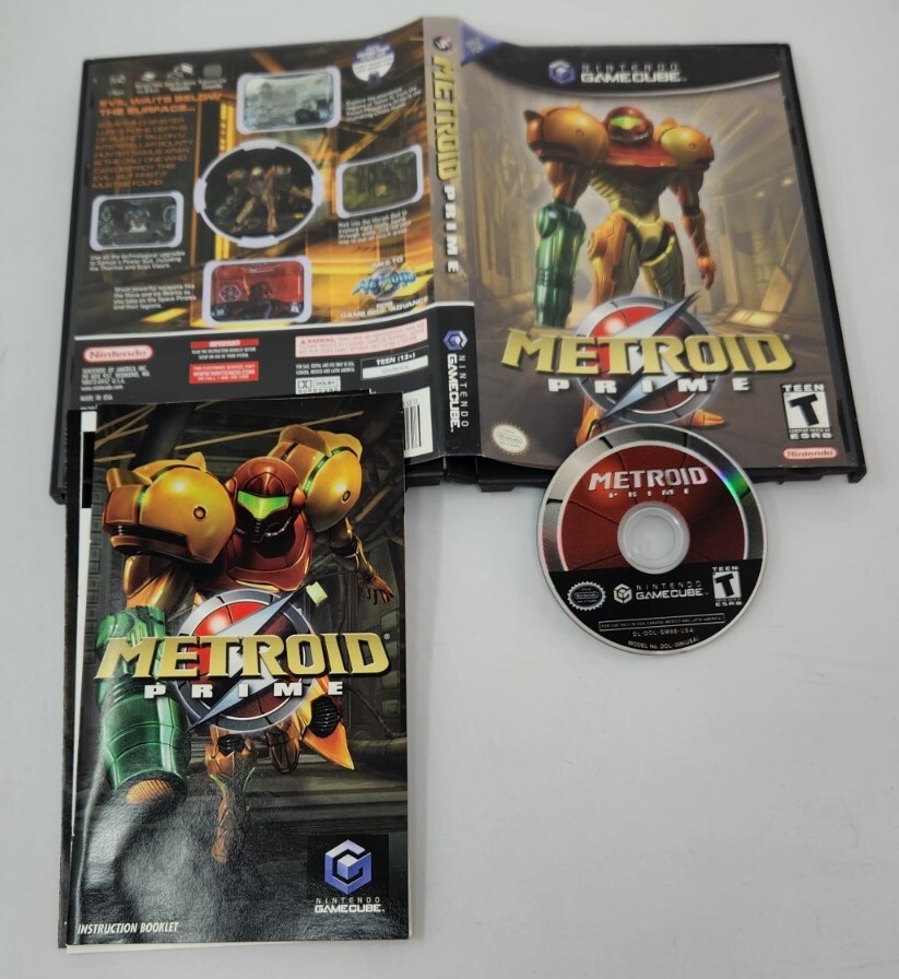 Metroid Prime Nintendo Gamecube Complete Original Box Manual Disc Is Good
