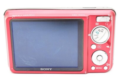 SONY Cyber shot DSC-W270 RED 12.1MP Digital Camera only japanese