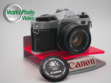 Canon AE-1 Program 35mm SLR Film Camera with 50mm f/1.8 Lens, TESTED No. 2787