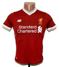 LIVERPOOL ENGLAND 2017/2018 HOME FOOTBALL SHIRT JERSEY NEW BALANCE M BOYS