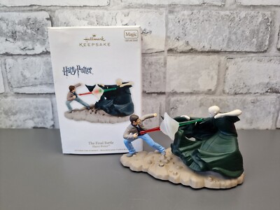 Hallmark Harry Potter Weihnachtsschmuck, The Final Battle, Voldermort, funktionstüchtig 