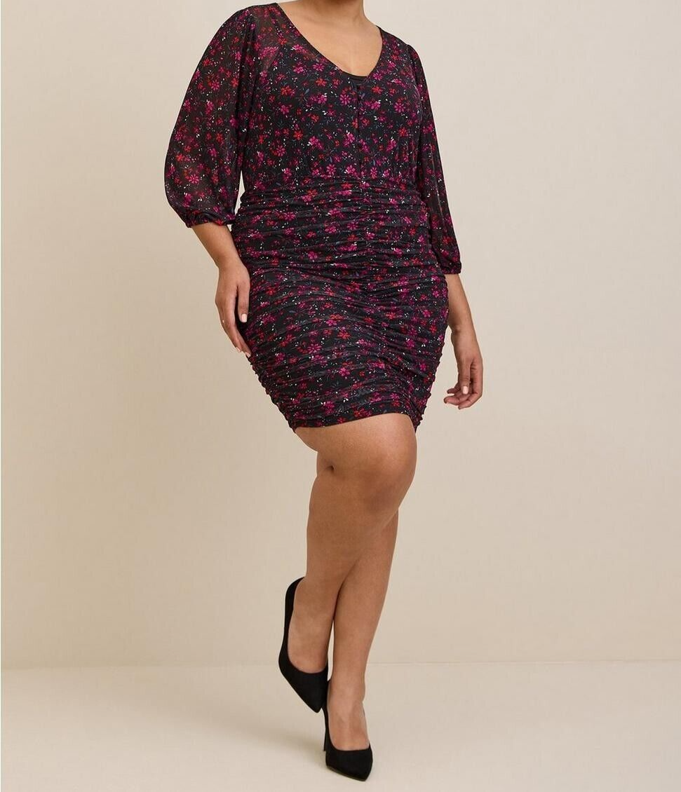 knee length dresses for ladies Mesh Button Dress Shirt main image 1
