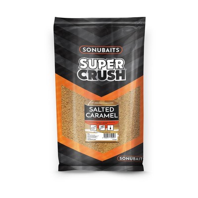 Sonubaits SuperCrush | Salted Caramel Groundbait - 2kg | Premium Grundfutter 
