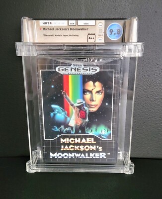 Michael Jackson's Moonwalker (Sega Genesis, 1990) SEALED, WATA 9.8