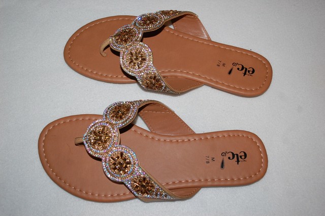 bronze fit flops