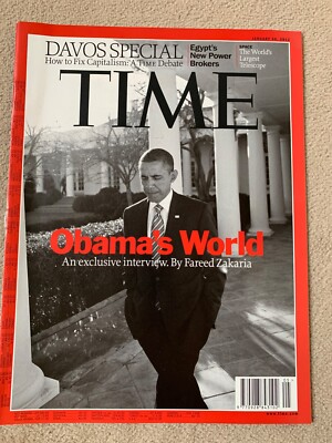 Time-Magazine 30. Jan. 2012: Obamas World, Davos Special, Egypt's brokers,Telesc