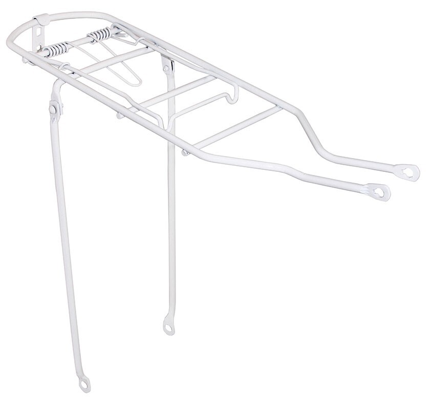 Steel Rack White For 26" Bicycles.