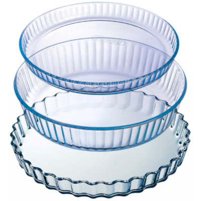 PYREX Tarteform Quicheform Kuchenform  Obstkuchenform Auflaufform 25/26/27 cm