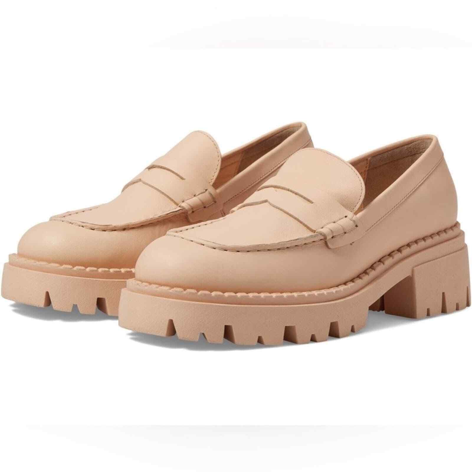 NEW Free People Lug Sole Penny Loafer Shoes Women… - image 1