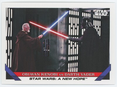 OBI-WAN KENOBI vs. DARTH VADER 2023 Topps Throwback Thursday Star Wars #74