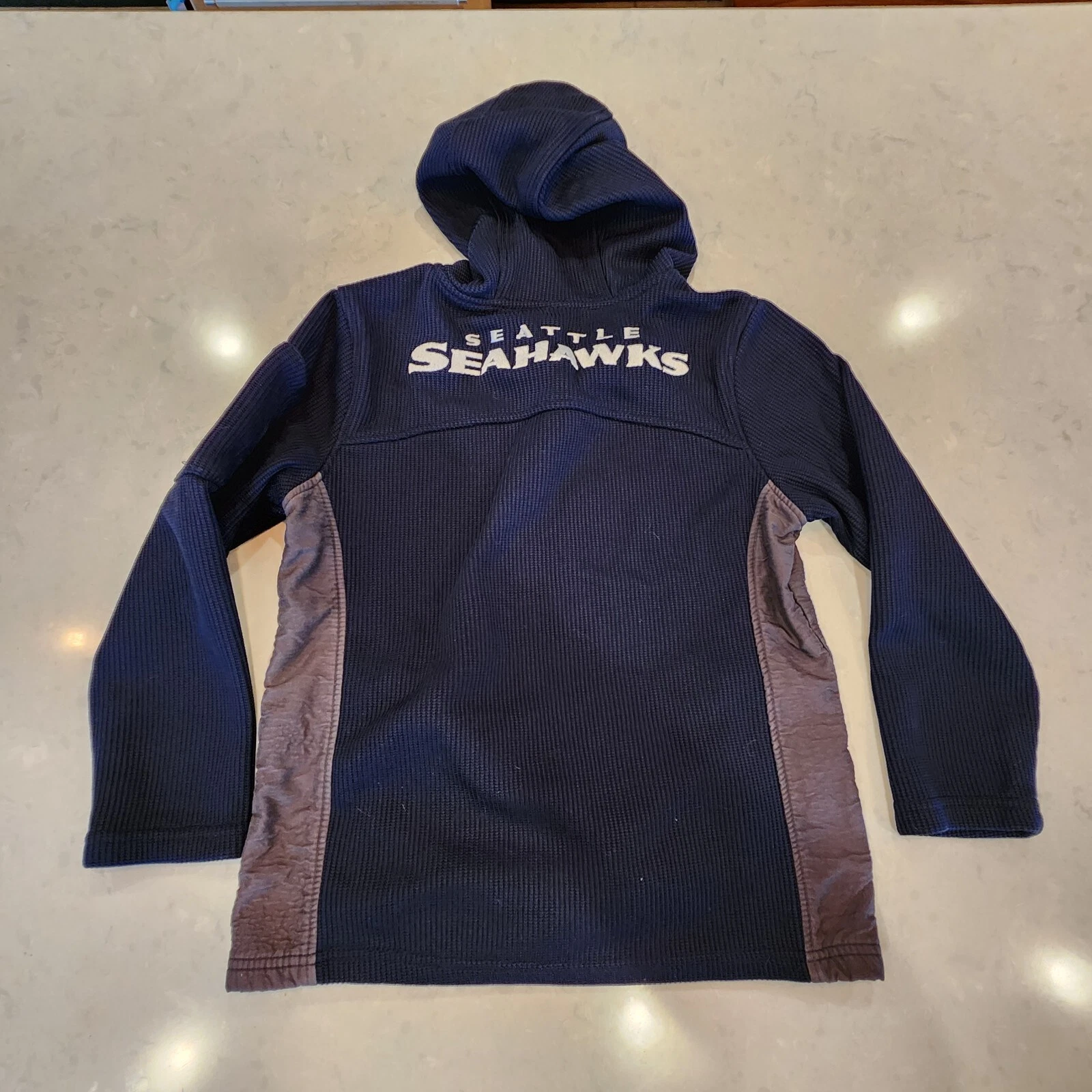 VETEMENTS Felpa pullover NFL Teen Abbigliamento Seattle Seahawks con cappuccio maniche lunghe M 10 12